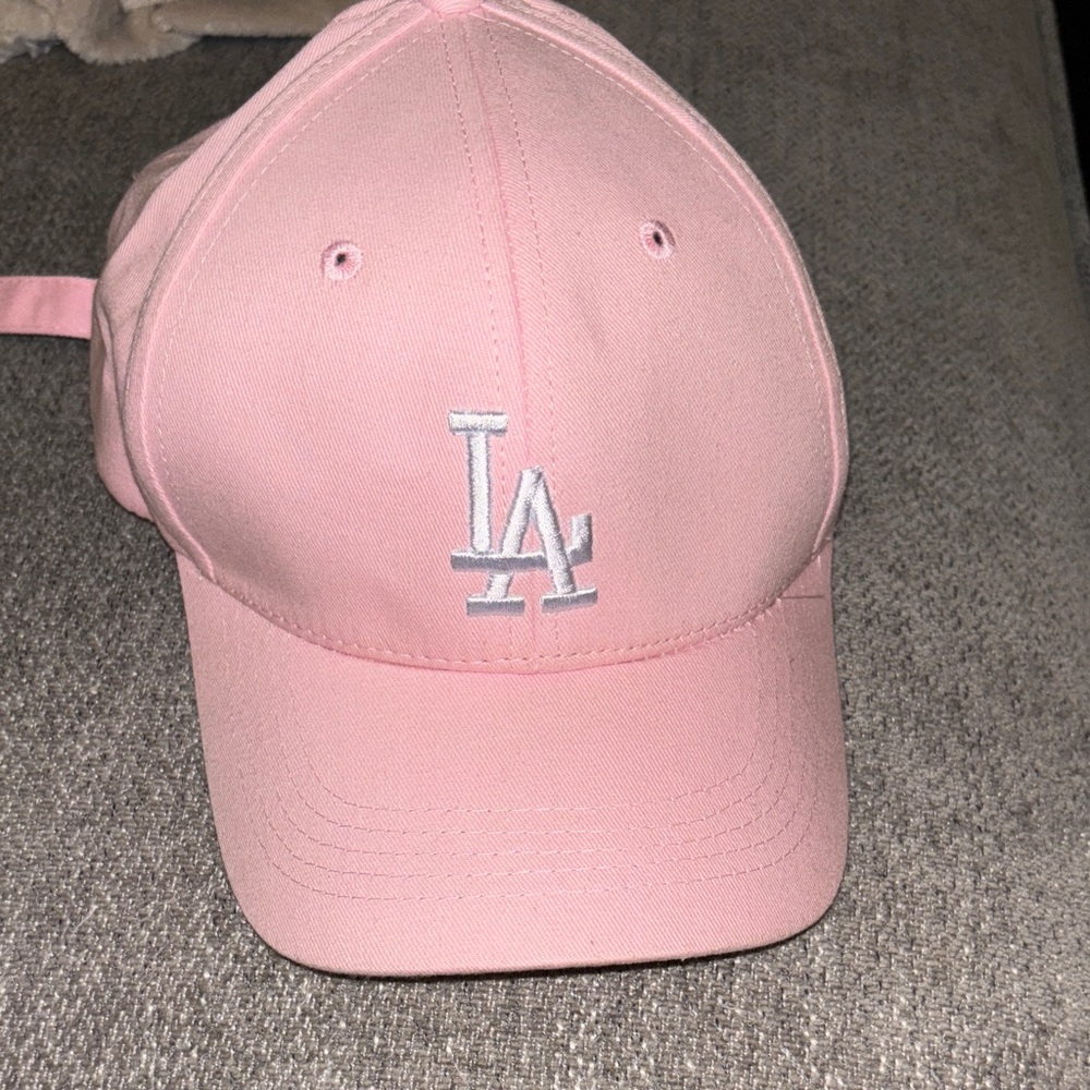 MLB Pink LA Logo Cap for Kids